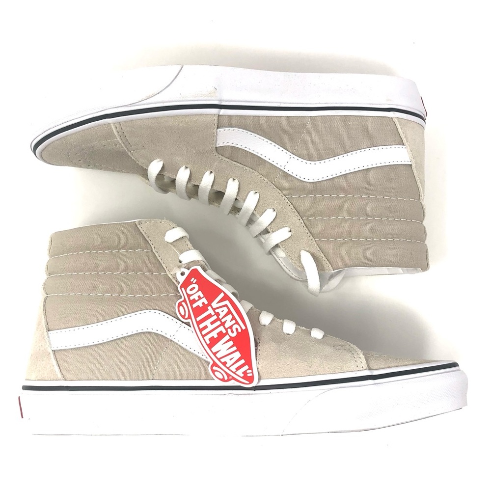Vans SK8-HI Beige. New without box Men’s size 9, Women’s size 10.5